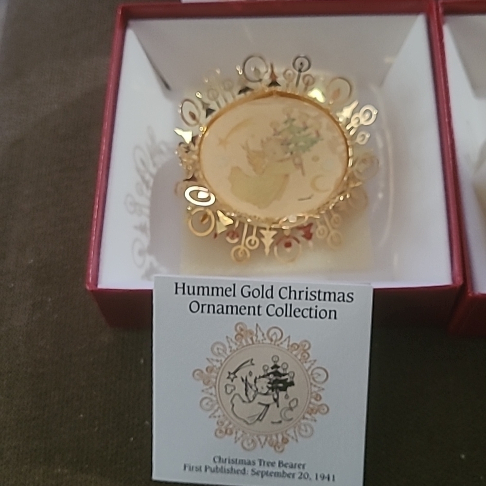 Hummel Gold Christmas Ormaments Collection Bundled - Picture 5 of 10